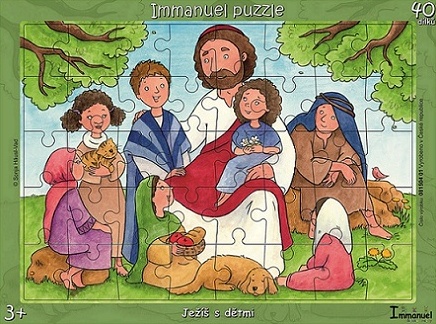 Immanuel puzzle 40 - Ježíš s dětmi
