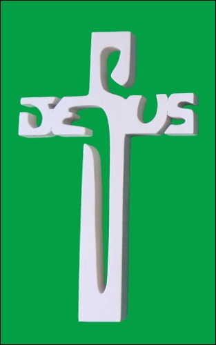 Kríž JESUS - vysoký / prírodný  (221)