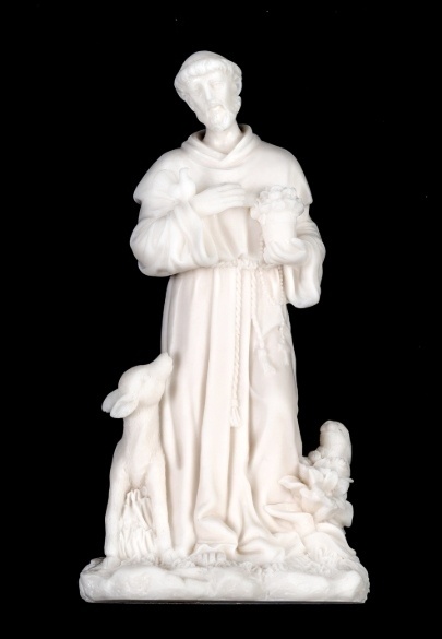 Svätý František (417) - alabaster