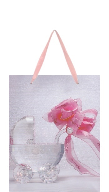 Darčeková taška (TOR1227) kočík - ružová