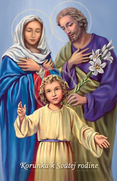 Ruženec (R1375) s obrázkom (Z041) – Svätá rodina