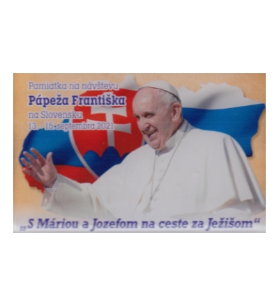 Magnetka Pápež František na Slovensku
