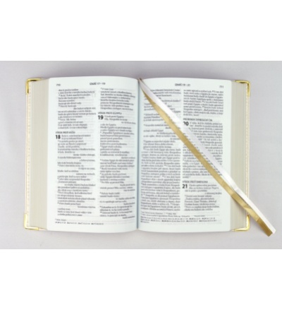 Svadobná biblia, ekumenický preklad, edícia SLOVO, biela so srdcom, s DT