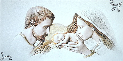 Obraz na plátne: Svätá rodina (50x100)