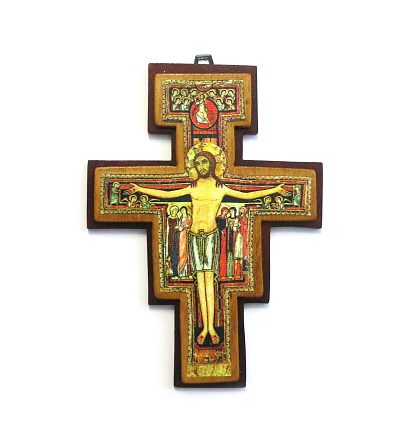 Kríž drev. (15-11) Sv. Damiána - malý