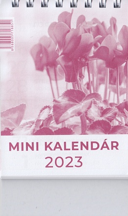 Mini kalendár 2023 (stolový) / GW - červený