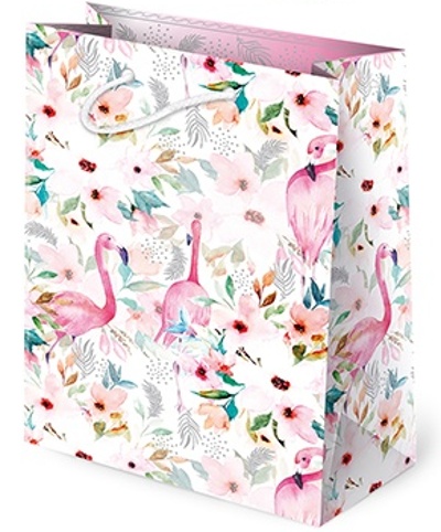 Darčeková taška (T-4L-C) - Akvarelové kvety