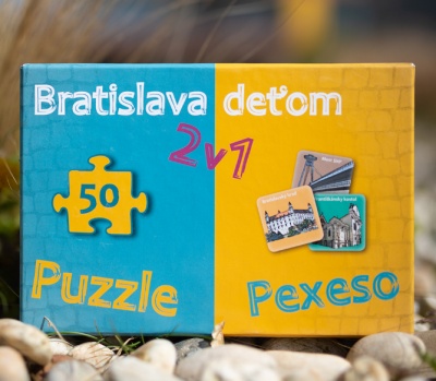 Bratislava deťom 2v1 Puzzle a Pexeso